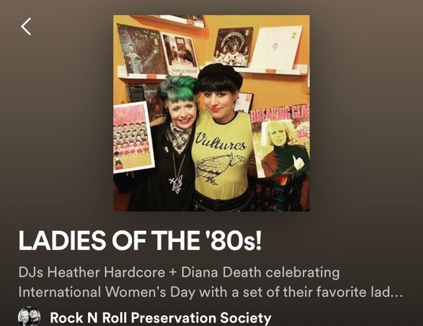 Ladies of the '80s on Spotify!