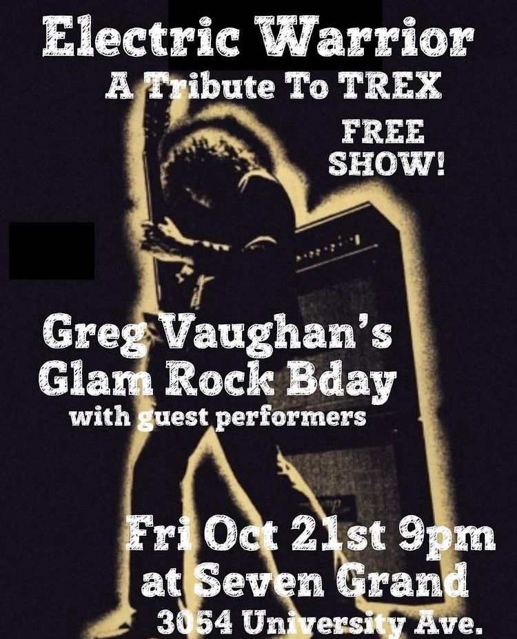 T REX TRIBUTE Friday 10/21